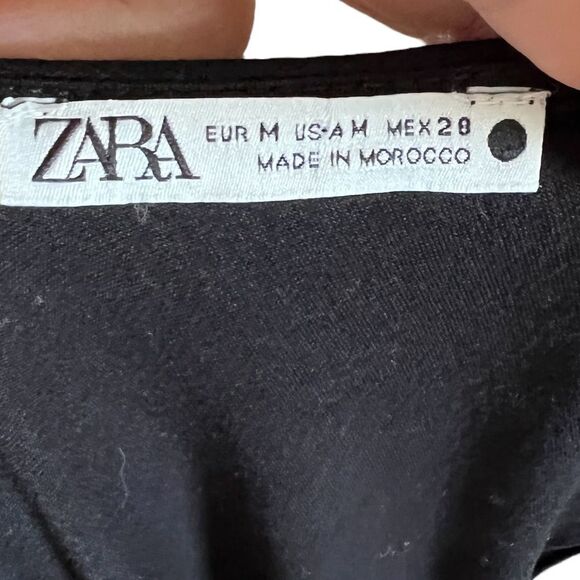 Zara Black Dress with‎ Knots - Picture 7 of 8